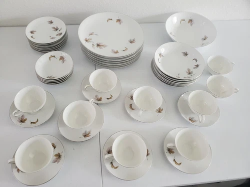 Lot of 46  Nikko Autumn Leaves Fine China DinnerWare Set Seyei Japan Plates 4970
