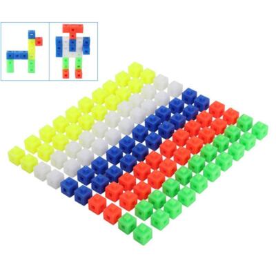 100 Stück 1 cm Würfel - Sortieren Zählen ineinandergreifende Schnappbausteine Mathe Zuhause