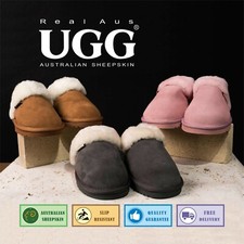 ugg-real-aus-100-australian-sheepskin-wool-women-slippers-chestnut-stone-pink-