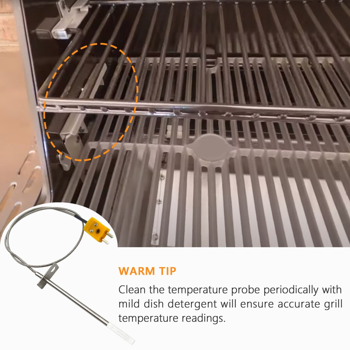 Temperature Gauge Masterbuilt Meat Thermometer Smoker Thermometer