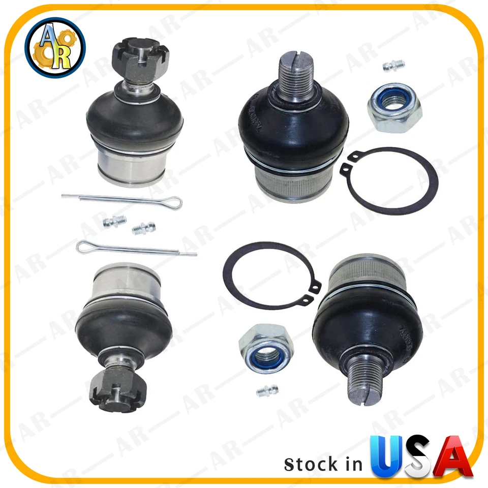 4 rótulas superiores e inferiores para Chevrolet K10 Blazer Dodge W100 GMC Jeep Ford Foto 2 de 4