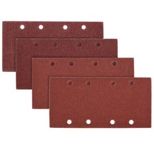 60stk Klett-Schleifpapier 8 Loch Schleifstreifen F&uuml;r Schwingschleifer 93x185mm