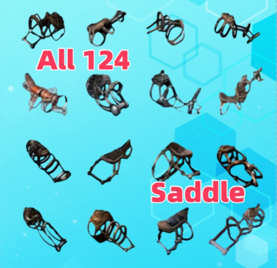 Ark Survival Ascended PVE   All 124 Armor Saddle Rock drake 124  PC/XBOX/PS5