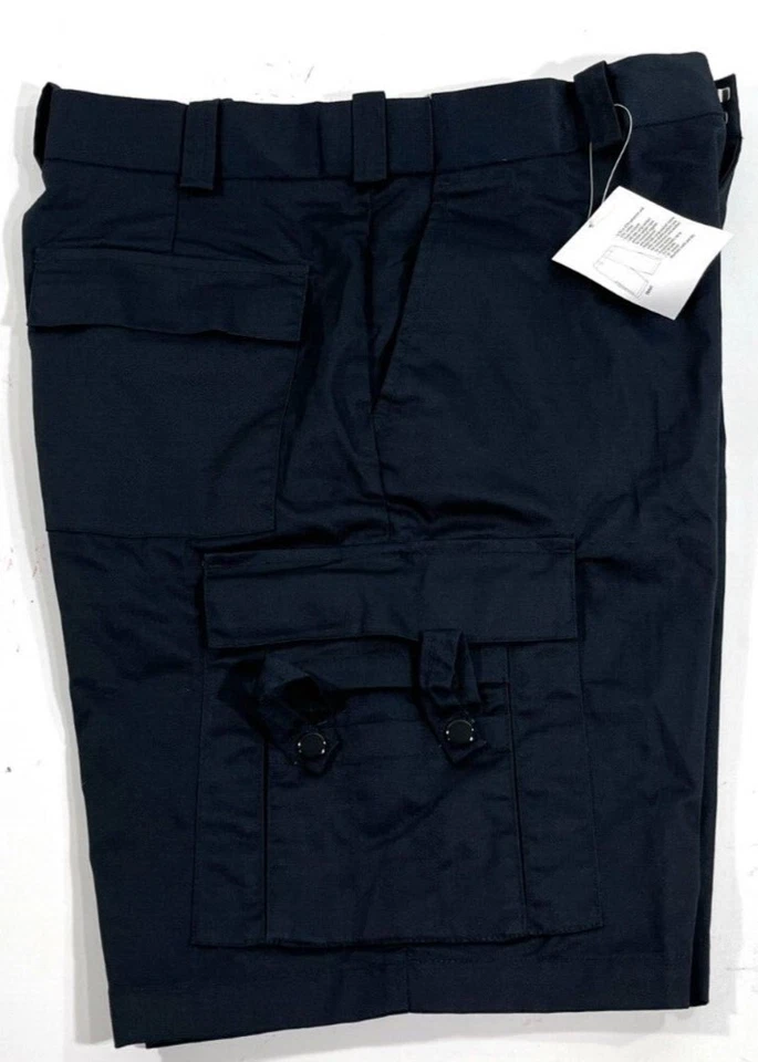 NWT MENS 44 GALLS POLY COTTON CARGO POCKET BDU EMS SHORTS TR361 NAVY - Image 3 of 4