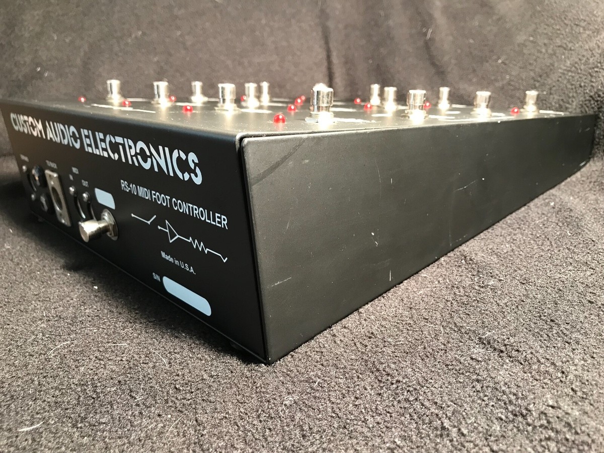 Custom Audio Electronics (CAE) Bradshaw RS-10 Midi Foot Switch 