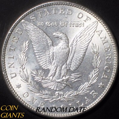 1) Morgan Dollar 1878-1904 Au-Bu Stempelglanz Aus OBW Nachlass Rolle