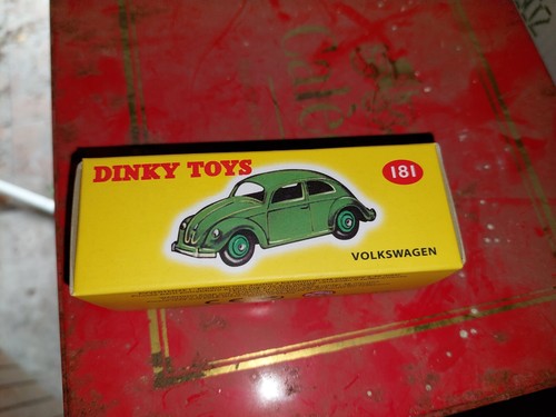 60er Vintage Dinky Toys Nr. 129 Volkswagen Käfer 1300 Limousine Diecast Modellauto 48488589
