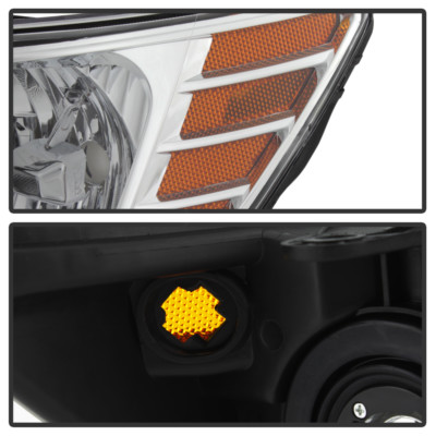 OEM Style Black Amber Headlights For 2009-2018 Dodge Journey – Pair, DOT/SAE