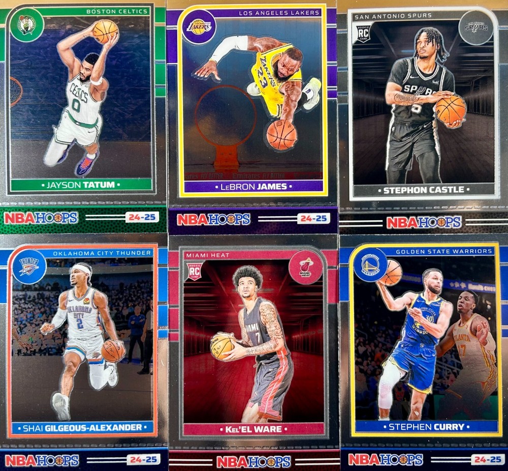 2024-2025 Panini NBA Hoops Premium Basketball Trading Cards