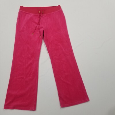 Juicy Couture TrackSuit Set Hot Pink Large Jacket Pants Matching