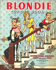 VINTGE 1943 BLONDIE STAIR PAPER DOLL LASER REPRODUCTIN~LO PRICE~Org Uncut No1Sel