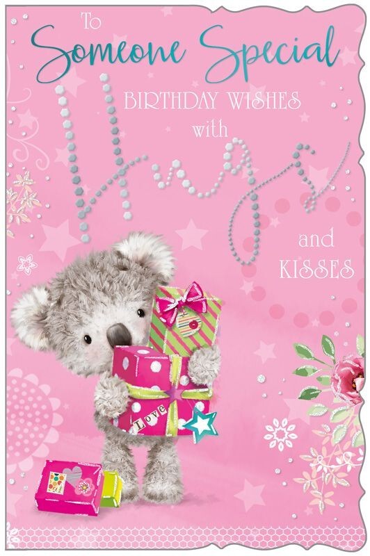 To Someone Special Birthday Wishes. Medium Birthday Card 15x25cm (6x9inches)