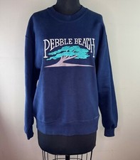Crazy Shirts Vintage 80s 90s PEBBLE BEACH CA Hawaii Sweatshirt USA Small S VTG