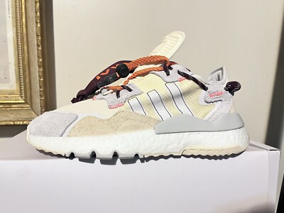 2019 Men Adidas Nite Jogger X Beyonce Ivy Park Ecru Tint Used Size 8 NDS Rare
