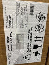 New Rangemaster CAU10102WH Austell Ceramic Inset 1.5 Bowl Kitchen Sink double wh