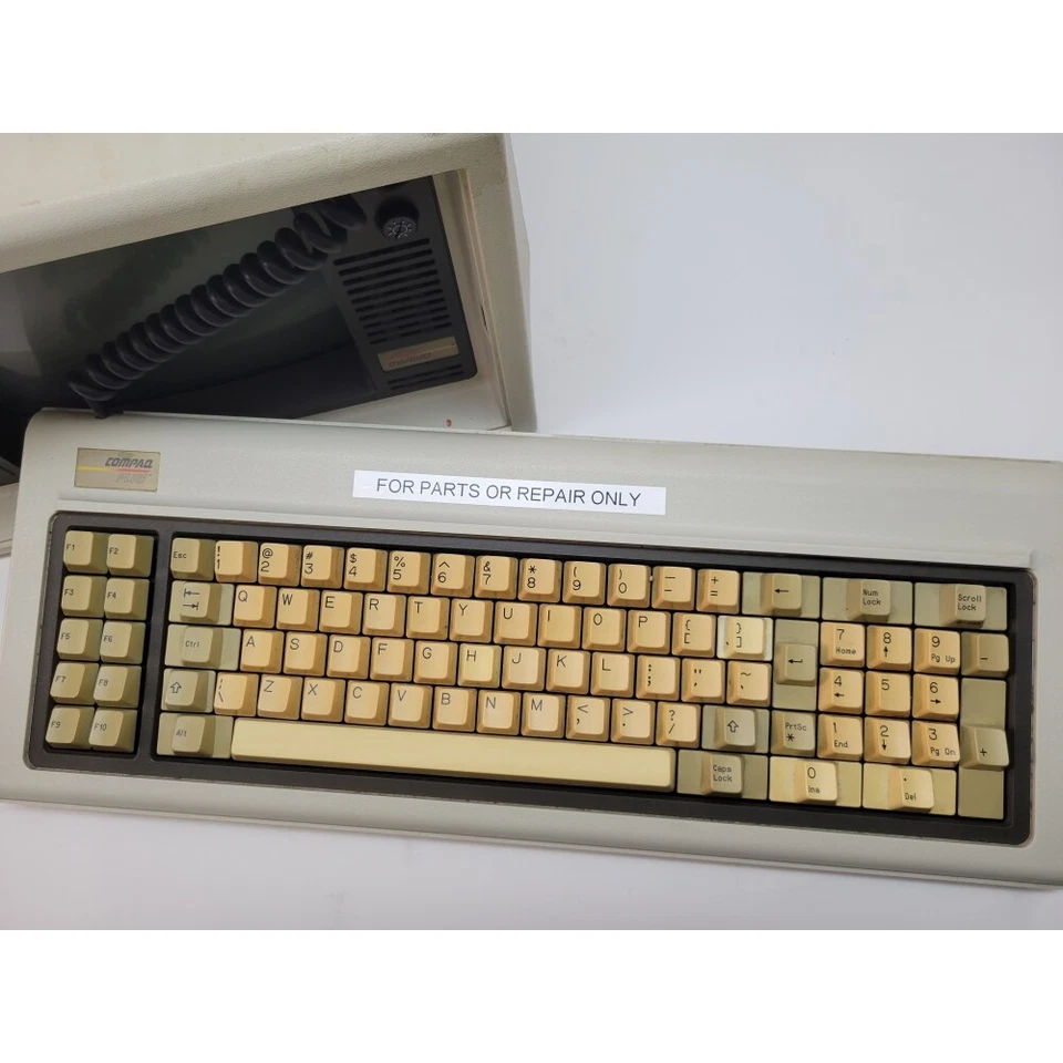 Computadora personal portátil Compaq PLUS de colección - solo para piezas/reparación Foto 4 de 4