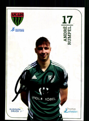 Andre Rumpel Autograph Card FC Schweinfurt 05 2023-24 Original Signed