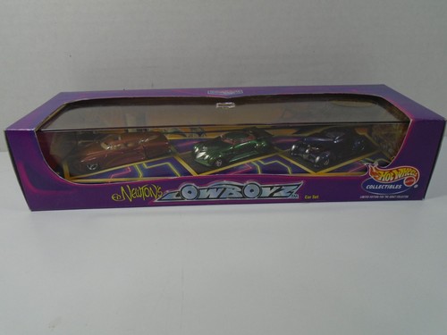 1999 HOT WHEELS COLLECTIBLES--NEWTON'S LOWBOYZ--3 CAR SET (NEW)