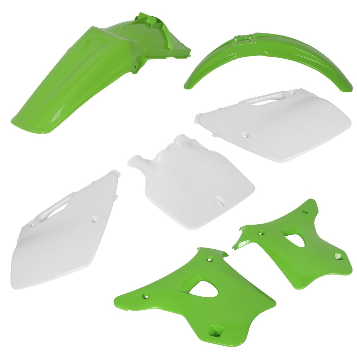 7Pcs Plastics Kit Fairing Bodywork Set For Kawasaki KX125 KX250