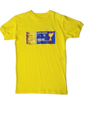 Vintage 1990s MOSCHINO JEANS MATCHBOX T-Shirt Made in Italy Size M New Old Stock