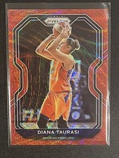2021 Panini Prizm WNBA #28 Diana Taurasi Red Ruby Wave Prizm Phoenix Mercury
