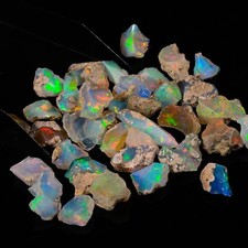 Cut Grade Opal Rough Lot AAA Grade 10 Pieces Large Size Ethiopian Welo Opal Raw