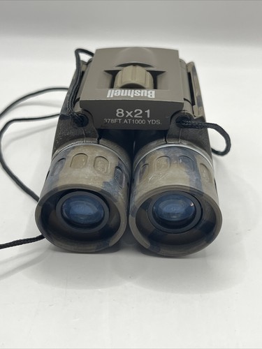 Bushnell Binoculars 8 X 21 378 ft at 1000 Yard Compact Design With Case - Picture 6 of 13