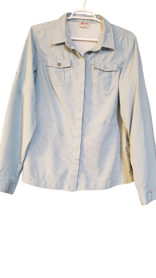 Alpine Design Men's Mesh Vent Shirt XL Lt Blue Top Pockets Button Up Outerwear - Image 3 of 4