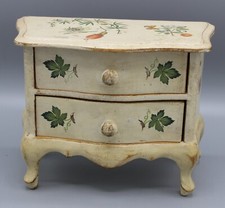 ANCIEN PETIT MEUBLE COMMODE BOITE BIJOUX APOTHICAIRE BOTANIQUE
