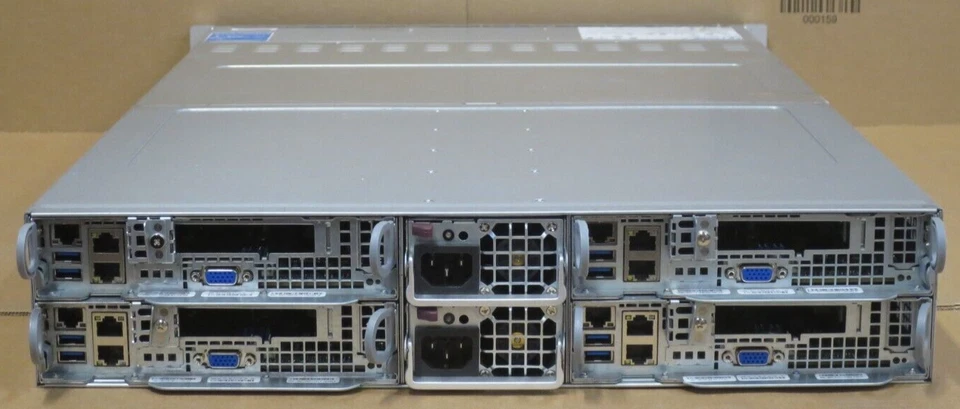 Supermicro SuperServer CSE-217 4xNode 8x E5-2640v4 256GB RAM 24x 2.5" X10DRT-P - Image 2 of 4