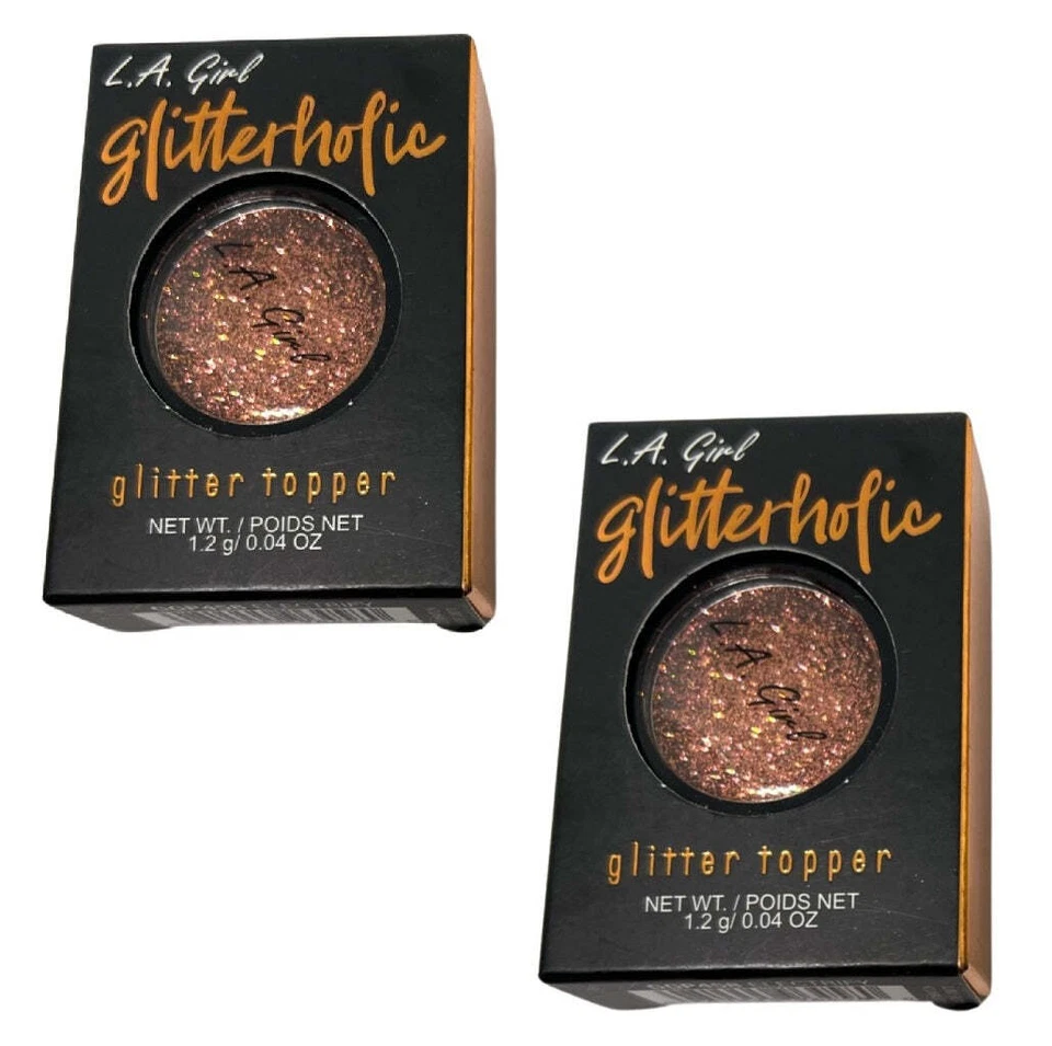 Pack of 2 L.A. Girl Glitterholic Glitter Topper, Electrify GGP458 - Image 2 of 4
