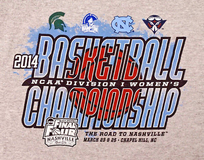 2014 Basketball NCAA Division 1 Women's Championship. T-Shirt. Men Size: XXL.