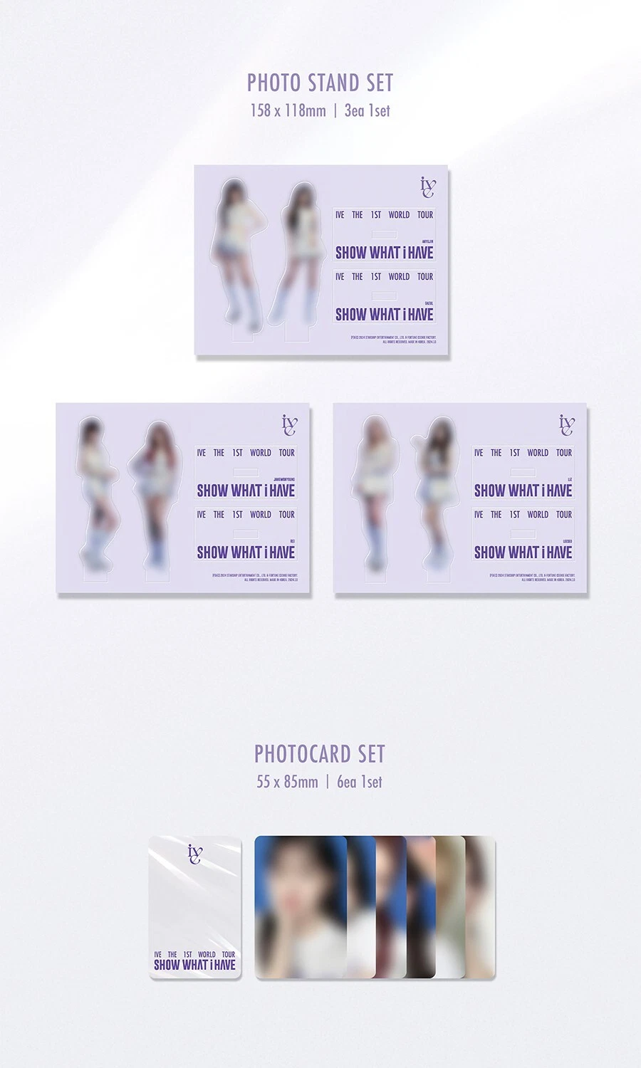 IVE - THE 1ST WORLD TOUR [SHOW WHAT I HAVE] KiT VIDEO | eBay