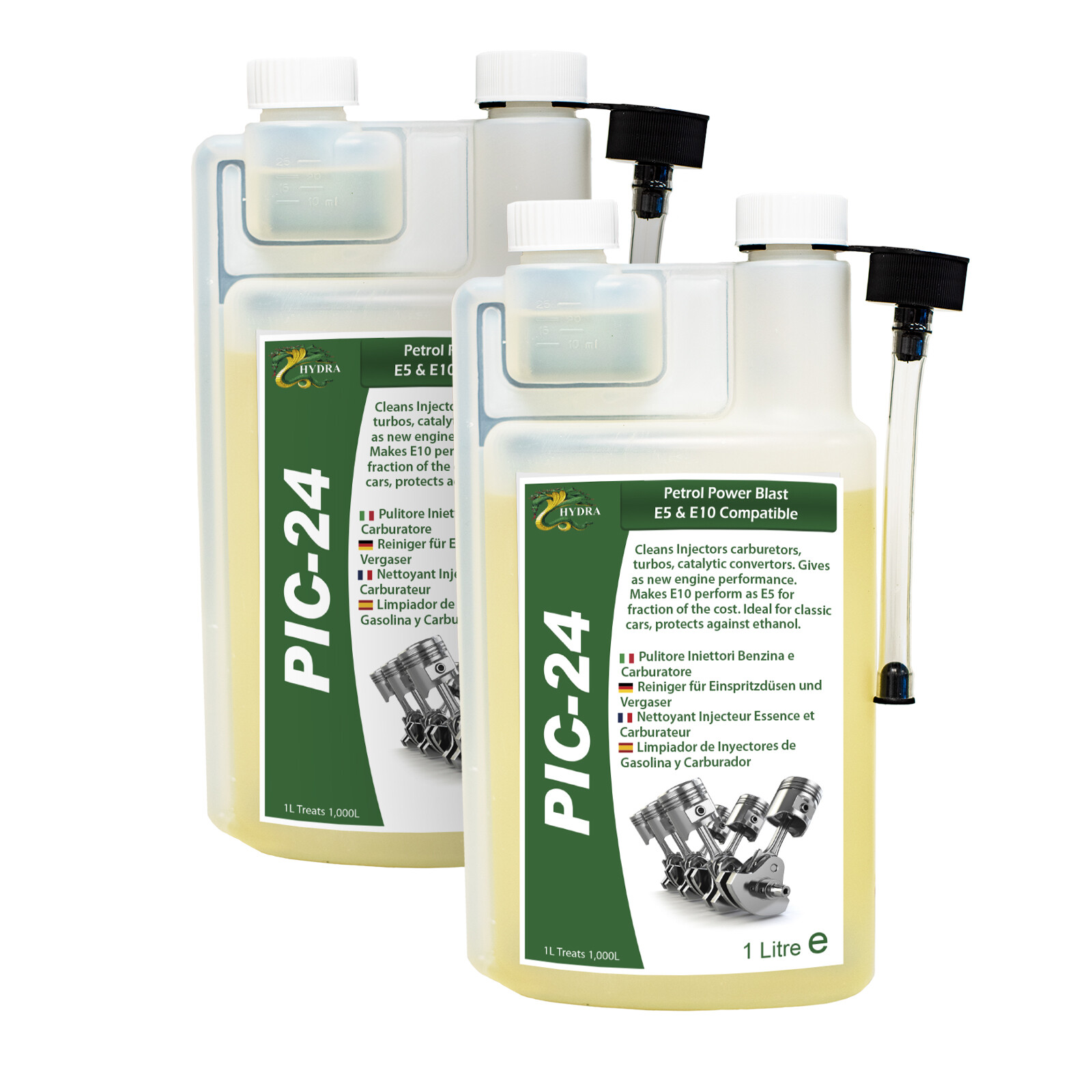 Hydra PIC-24 Petrol Injector & Carburettor Cleaner + Additives 50ml ...