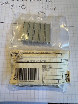 Qty 5 3M CONN D-SUB PLG 25POS PNL MNT IDC 3M Connectors