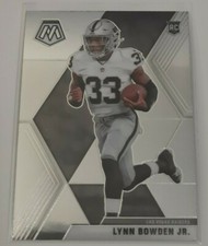 2020 Panini Mosaic LYNN BOWDEN JR. RC Rookie Card #229 Las Vegas Raiders. rookie card picture