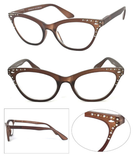 Gafas de lectura retro para ojo de gato con lentes completas ampliadas - Imagen 9 de 10