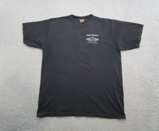 Harley Davidson Denali Alaska Double Sided Motorcycle Shirt Men's SZ XL USA Made