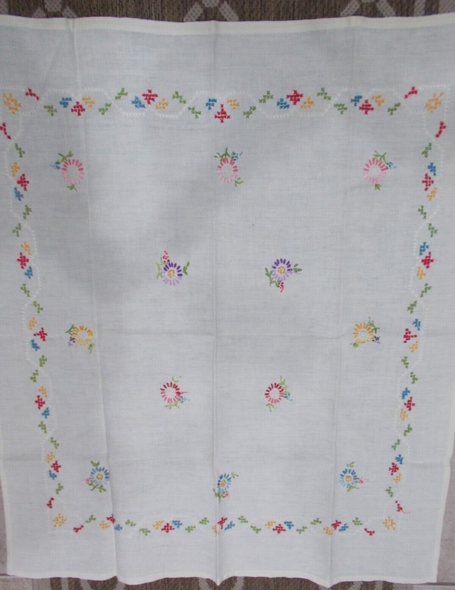Flower Embroidered Wall Hanging 32 Flower Embroidered Wall Hanging 32