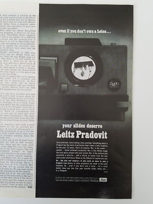 1963 E. LEITZ PRADOVIT vintage camera projector  your slide deserves ad