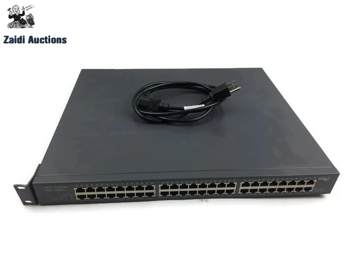Intel Express 420T 10/100 Standalone Managed Ethernet Switch 48 Ports AS IS  - Image 2 of 4