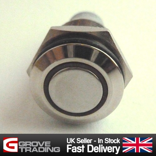 16mm LED Illuminated Vandal Proof Anti Vandal Momentary Switch