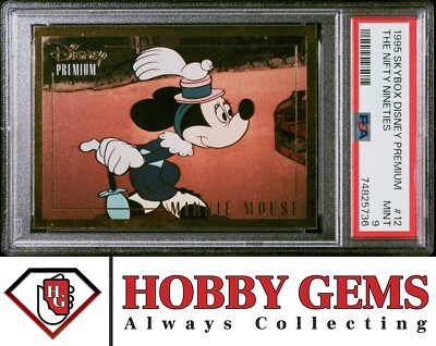 THE NIFTY NINETIES Minnie Mouse PSA 9 1995 Skybox Disney Premium