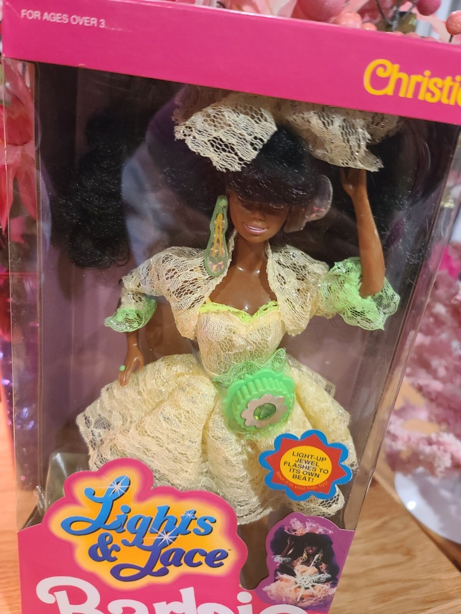 NEW! 1990 LIGHTS & LACE CHRISTIE BARBIE! HOTTEST MUSIC VIDEO STAR