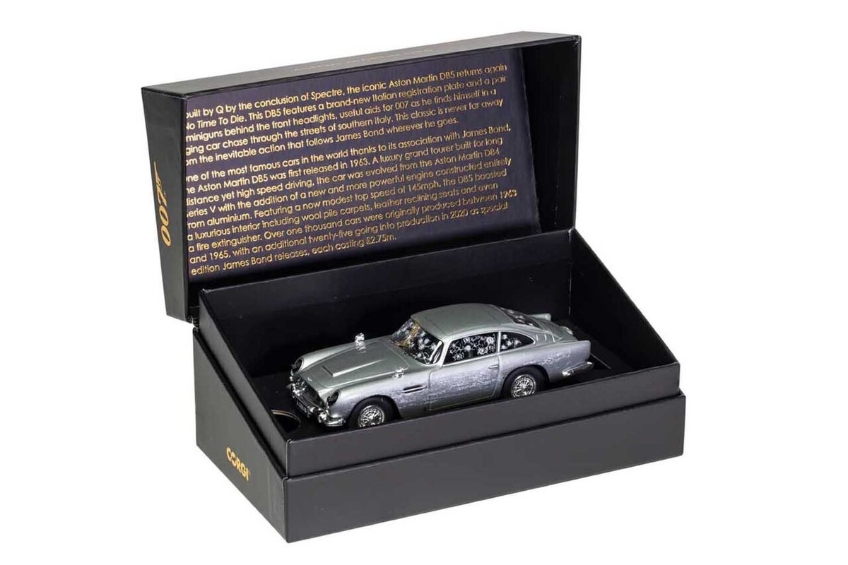 James Bond 007 - Aston Martin DB5 No Time To Die 1:36 Scale