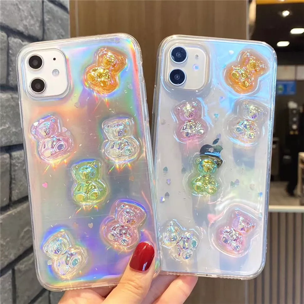 Lv 3D Cute Design Silicone Iphone Case For 12-13 Series