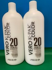 2 Joico Vero K-pak Color 20 Volume Veroxide 32oz New  Authentic