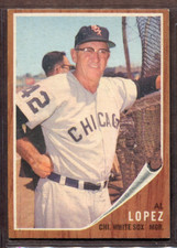 1962 Topps Set-Break #286 Al Lopez Mgr EX-EXMINT *JAYSACE*