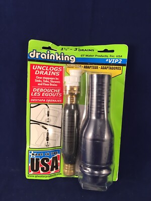 G T Water Products Inc Vip2 1 1 2 Inch To 3 Inch Drain King Ebay