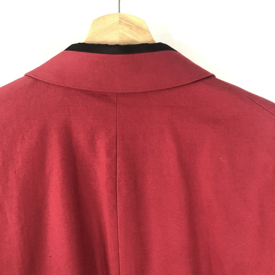 Jaqueta Guess Feminina XS Terno Blazer Vermelho Slim Fit Elástica Totalmente Forrada 2 Botões - Imagem 4 de 4